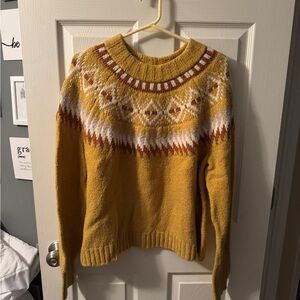 American Eagle Outfitters Mustard Fair
Isle Sweater